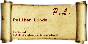 Pelikán Linda névjegykártya